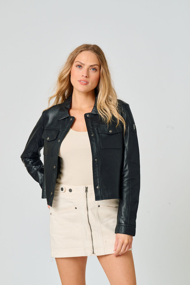 Mauritius Leather Feodora Jacket