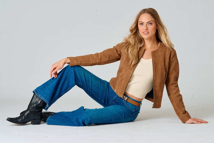 Mauritius Leather Quynn African Suede Leather Jacket