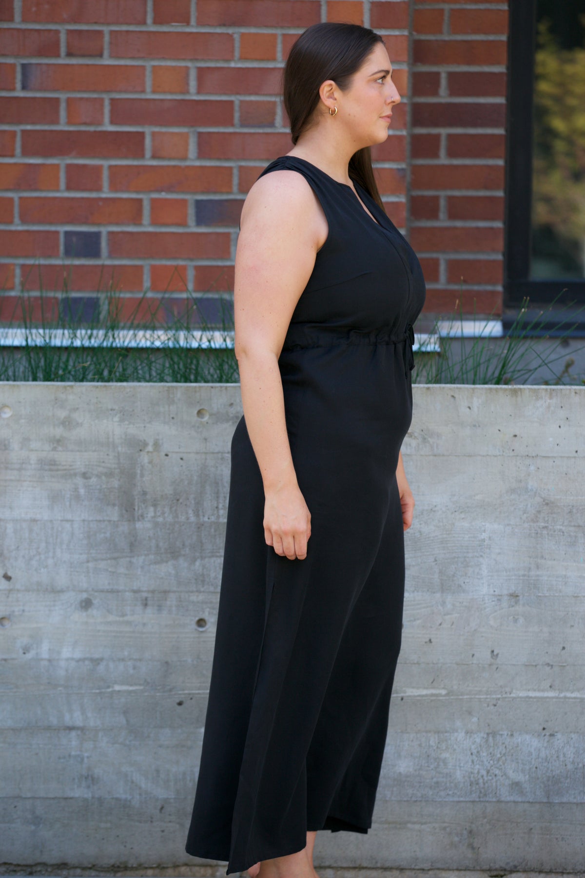 EMERSON FRY Grecian Keyhole Dress