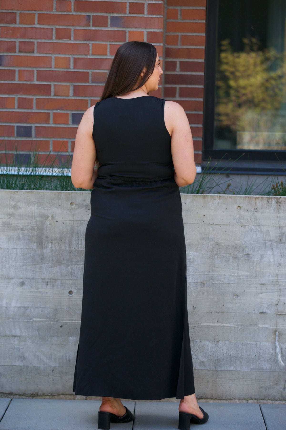 EMERSON FRY Grecian Keyhole Dress