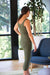 Enza Costa Stretch Silk Knit Maxi Tank Dress