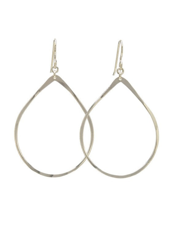 Kenda Kist Dew Drop Small Earrings Silver