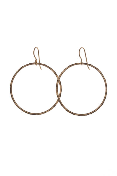 Kenda Kist Large Circle Earrings Gold