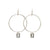 Kenda Kist Deco Hoops Gold with Black Diamond
