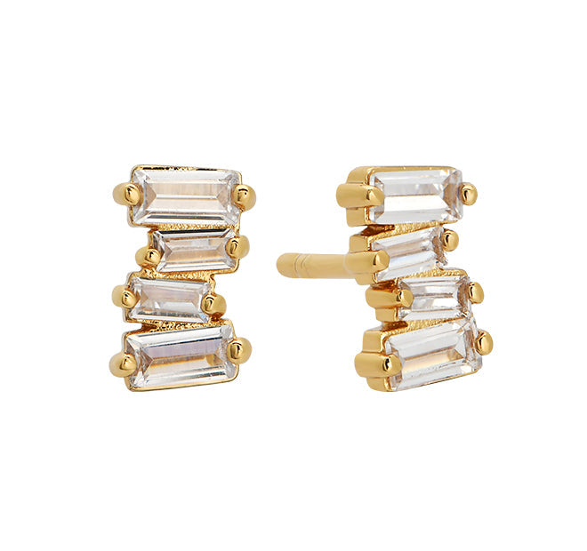 The Land of Salt Bridgette Diamond Cluster Studs