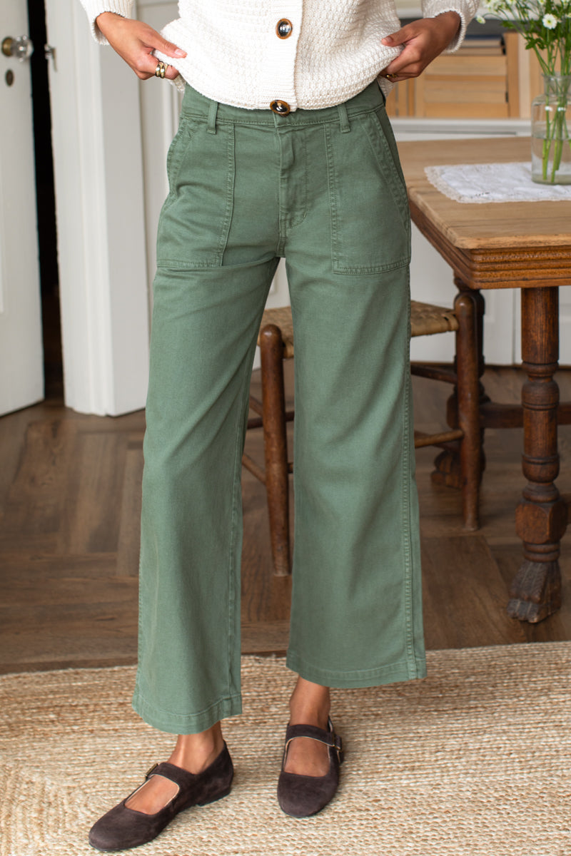 EMERSON FRY Vintage Army Pant in Vintage Green