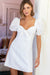 EMERSON FRY Amy Puff Sleeve Dress Oyster Linen