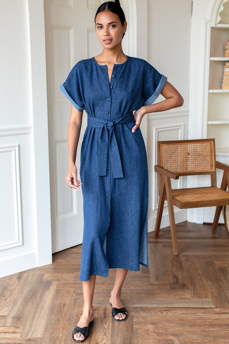 EMERSON FRY Desert Dress 2 in Indigo