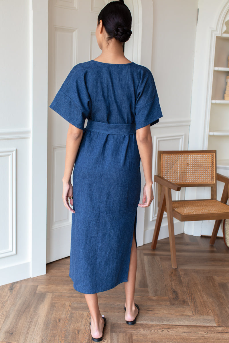EMERSON FRY Desert Dress 2 in Indigo