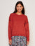 Sundry Baseball Stitch Crew Neck Sweater