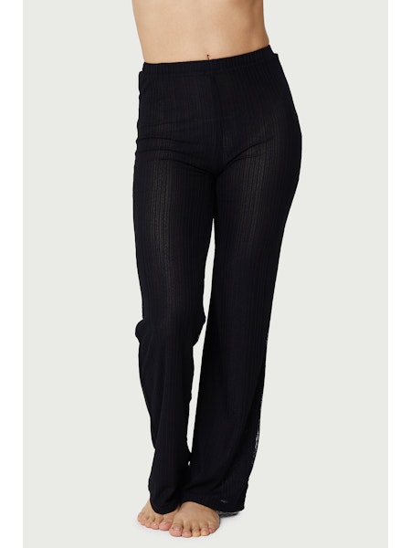 Find Me Now Ribbed Mesh Lined Pant