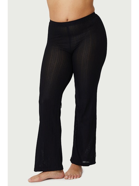 Find Me Now Ribbed Mesh Lined Pant