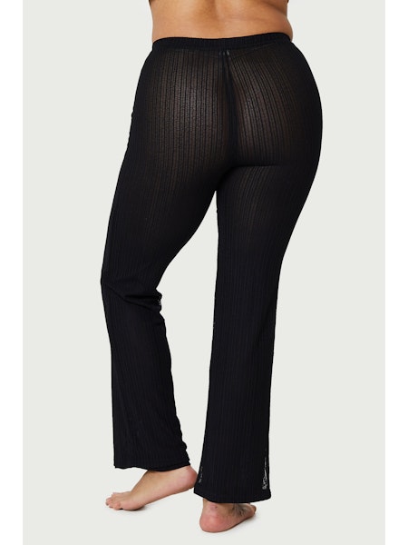 Find Me Now Ribbed Mesh Lined Pant
