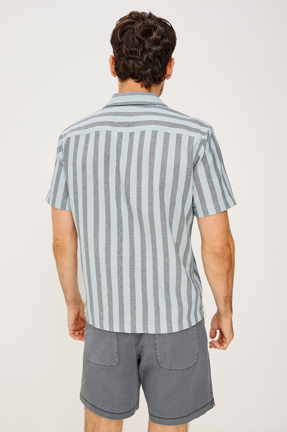 Rails Fielder Shirt in Blue Jay Stripe