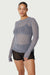 Find Me Now Addison Mesh Long Sleeve Slate Grey