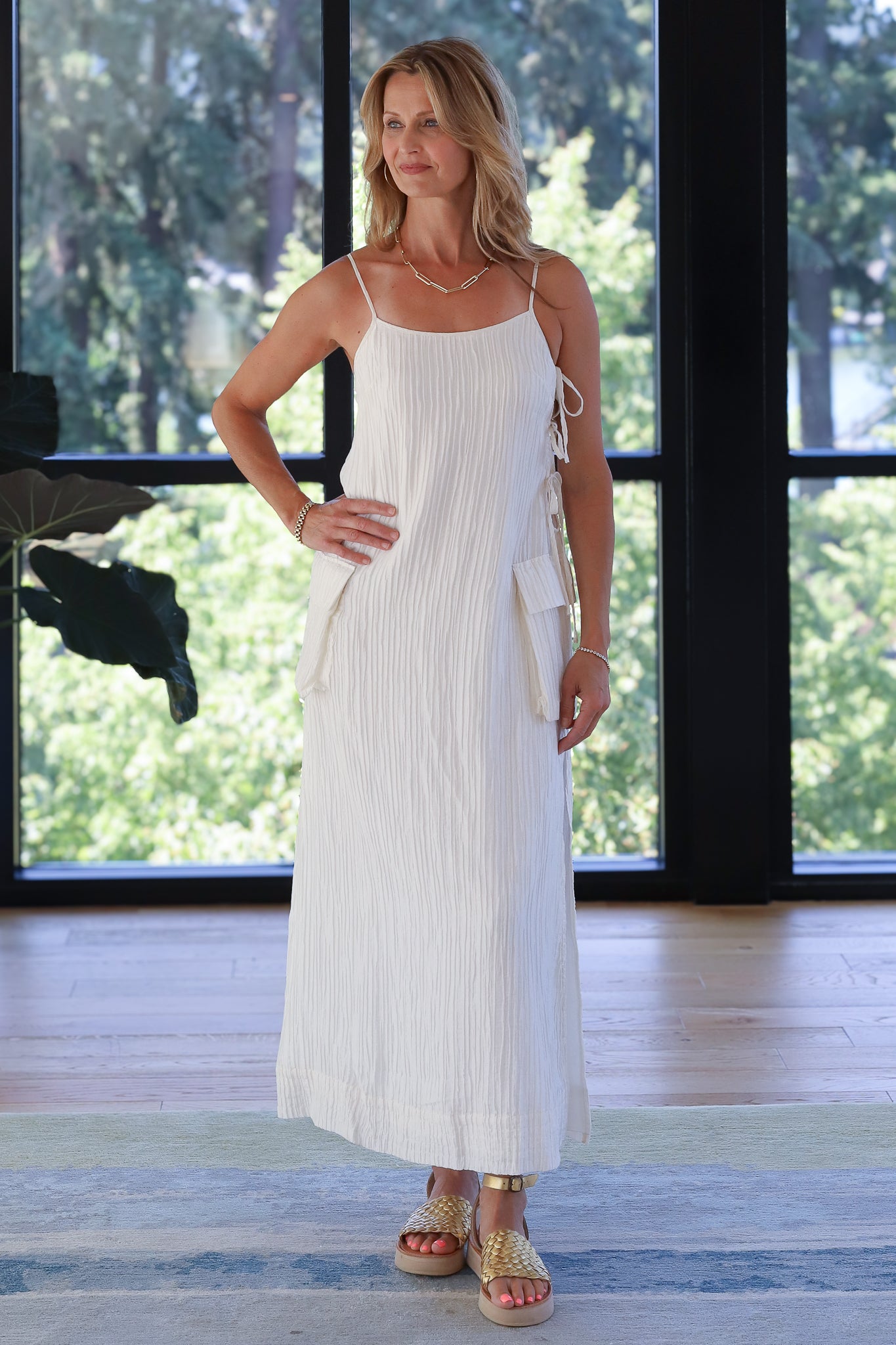 amar midi dress Amara One-Shoulder Cutwork Midi Dress