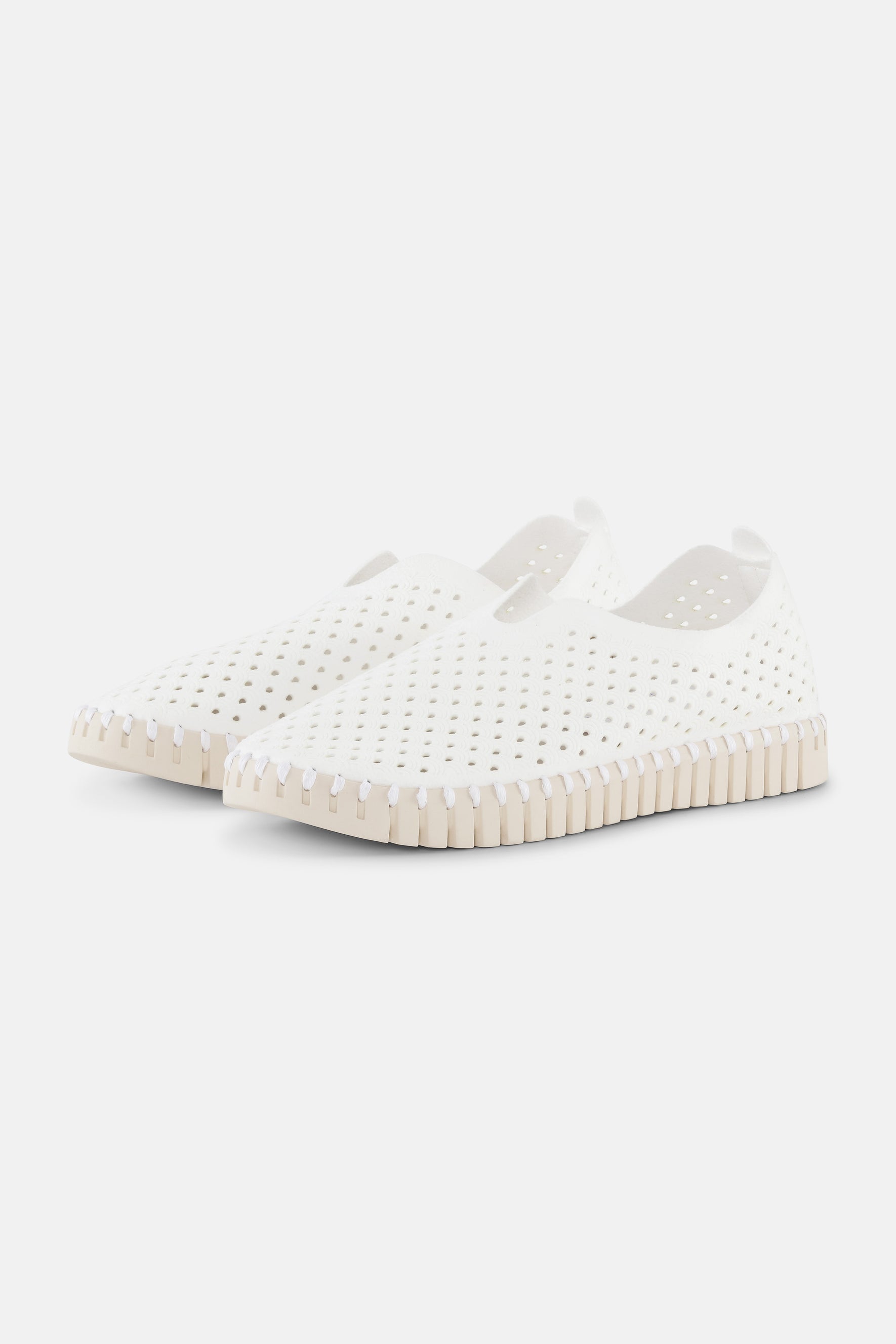 Ilse Jacobsen Tulip Slip-On w/White Sole in White