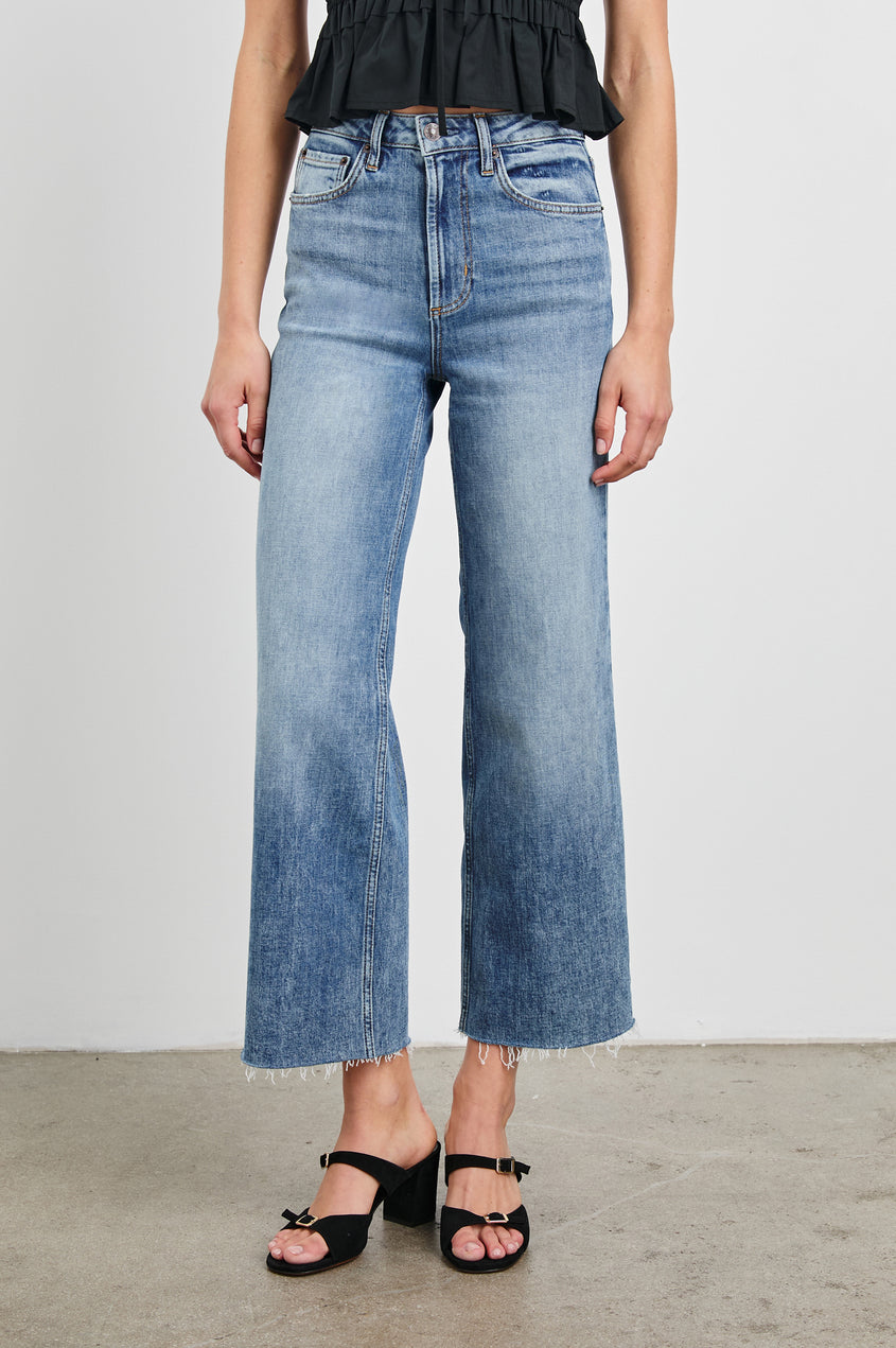 Rails Getty Wide Leg Crop in Tradewind