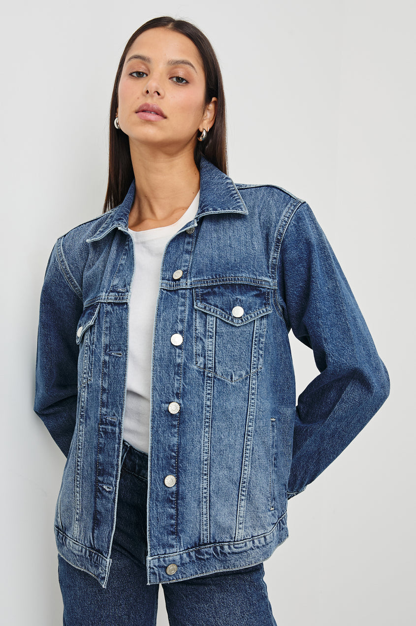 Rails Grove Boyfriend Trucker Jacket