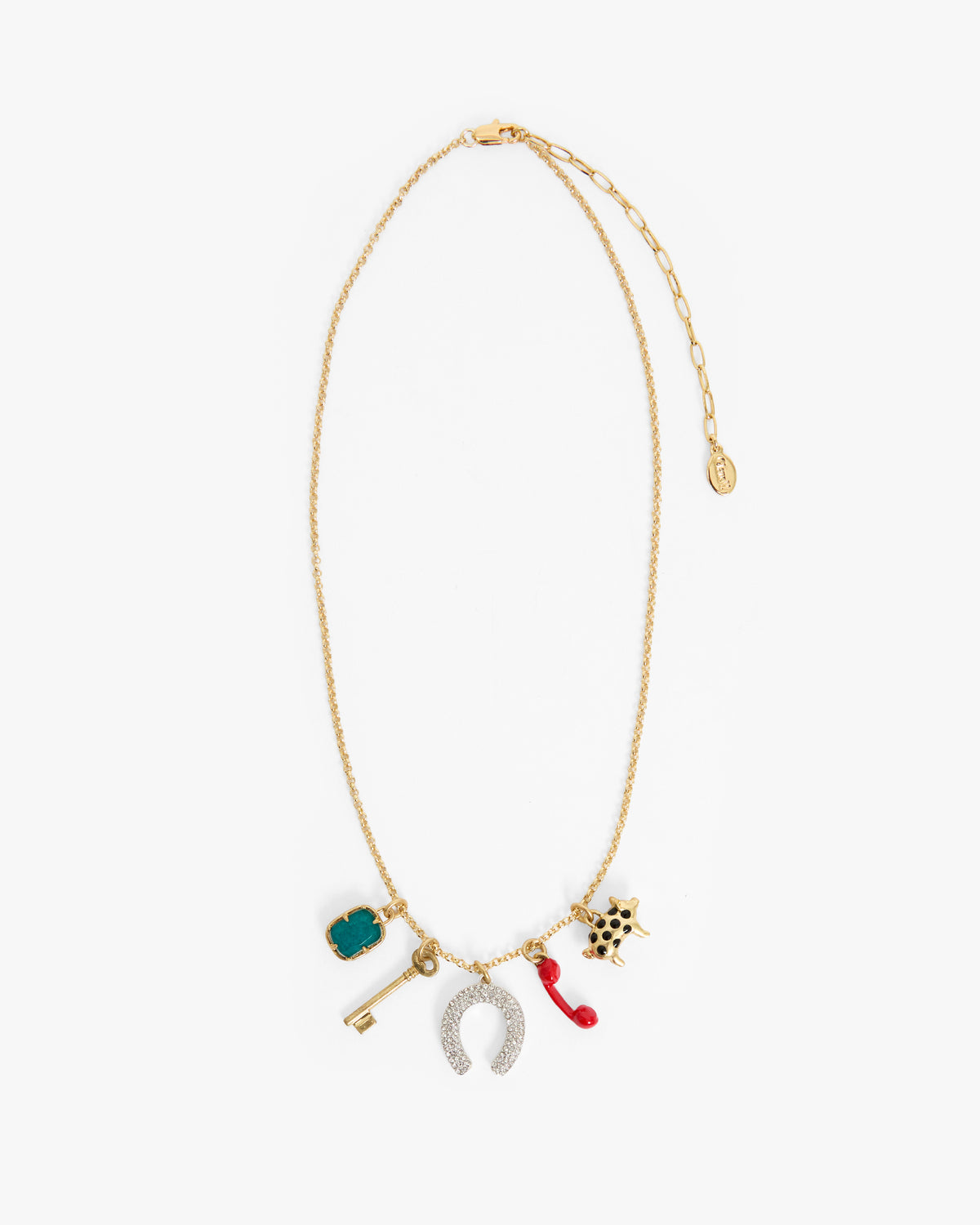 Clare V. Gigi Charm Necklace - 16