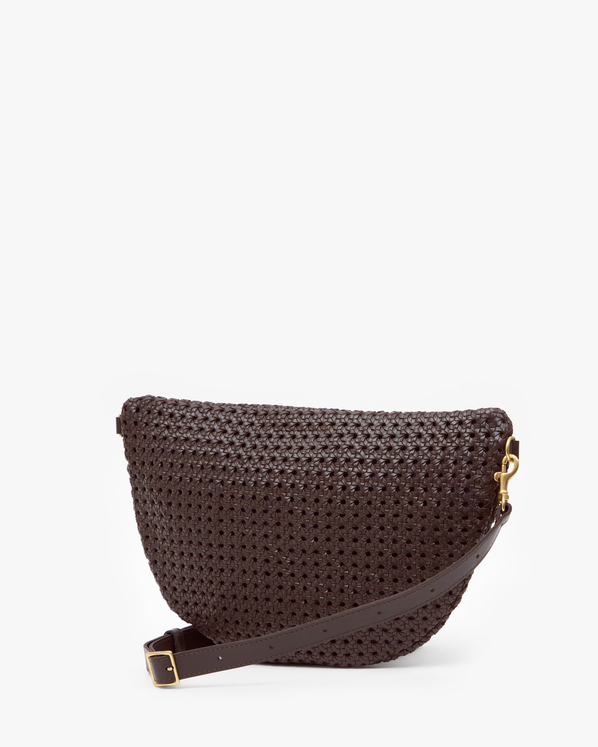 Clare V. Grande Fanny - Rattan in Chocolate