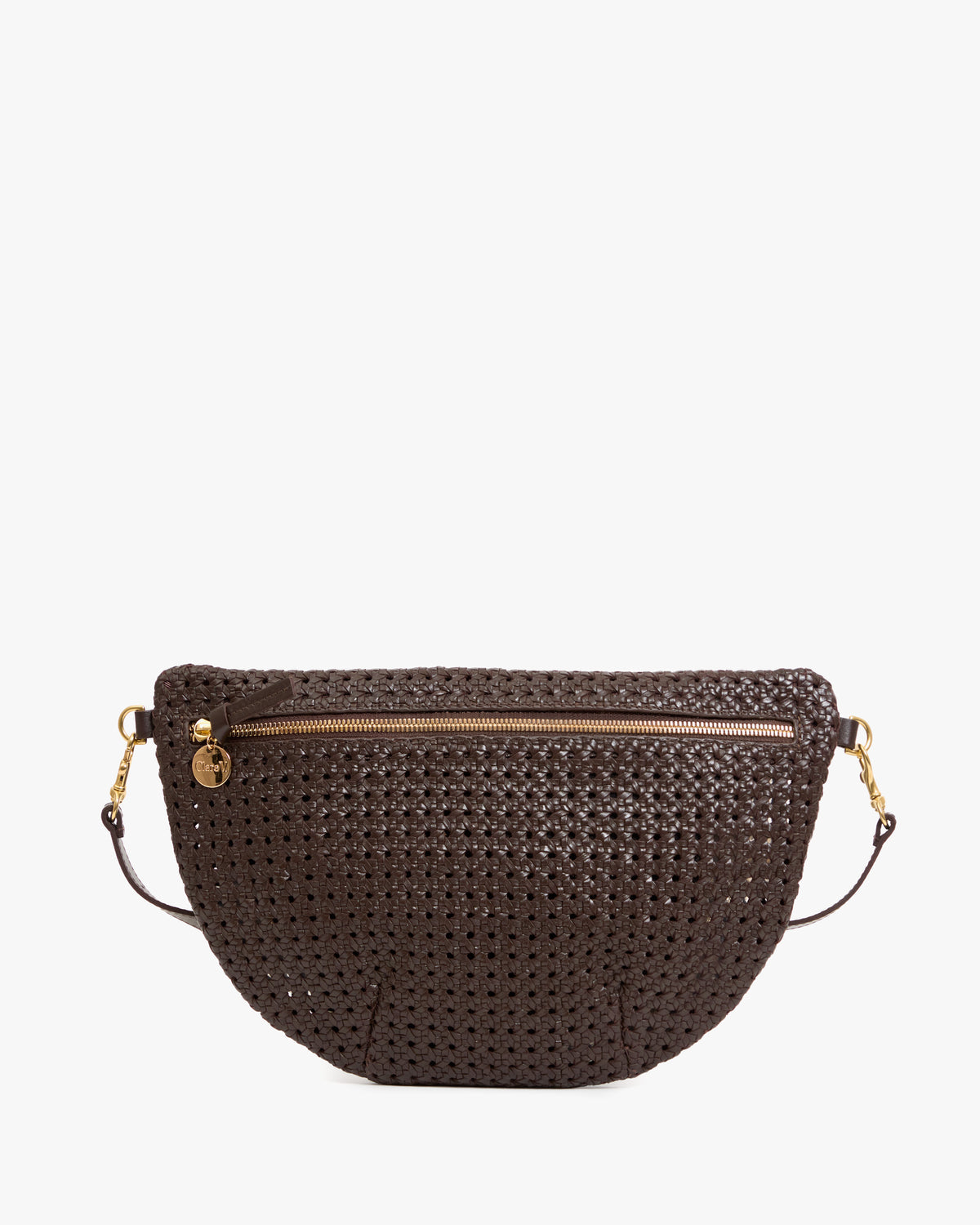 Clare V. Grande Fanny - Rattan in Chocolate
