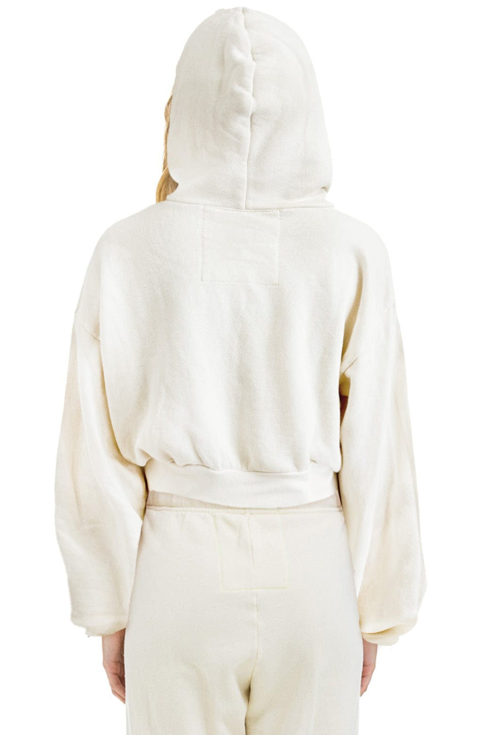 Aviator Nation - Sunset Patch Relaxed Cropped Zip Hoodie