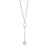 Kenda Kist Elliptic Drop Necklace Gold Shimmer