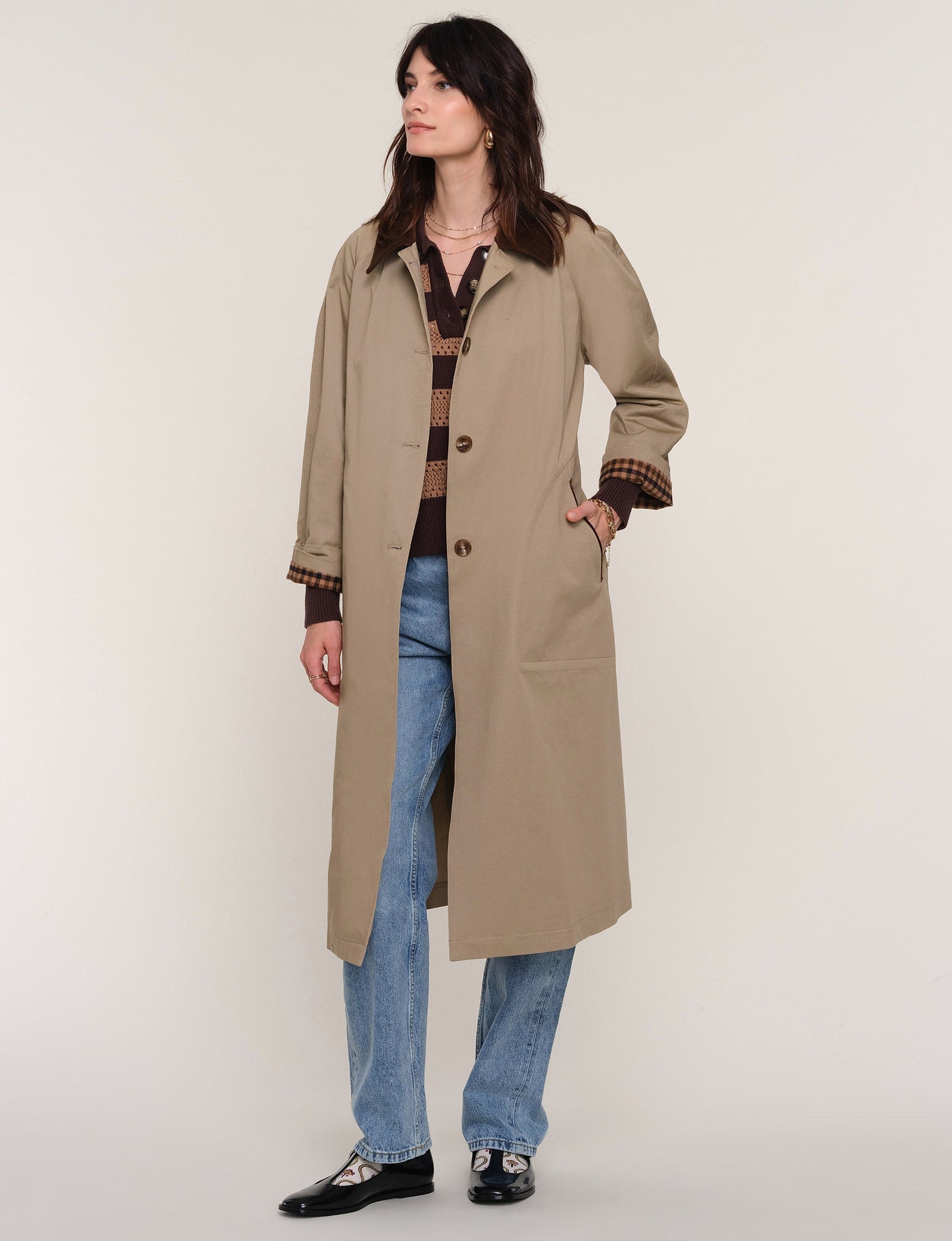 Heartloom Beatriz Trench Khaki