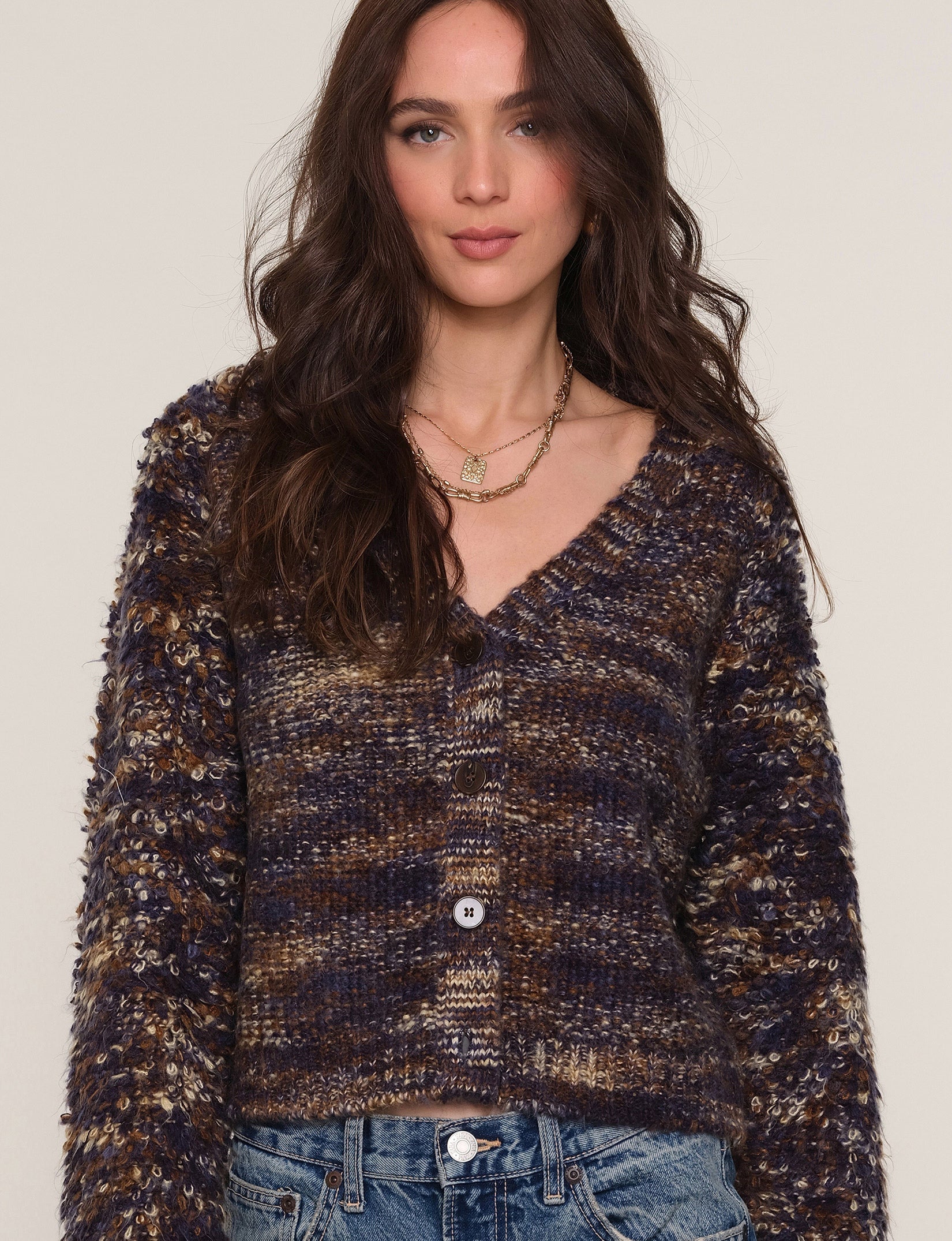 Heartloom Dara Cardi Stormy