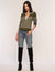 Heartloom Spira Sweater Olive