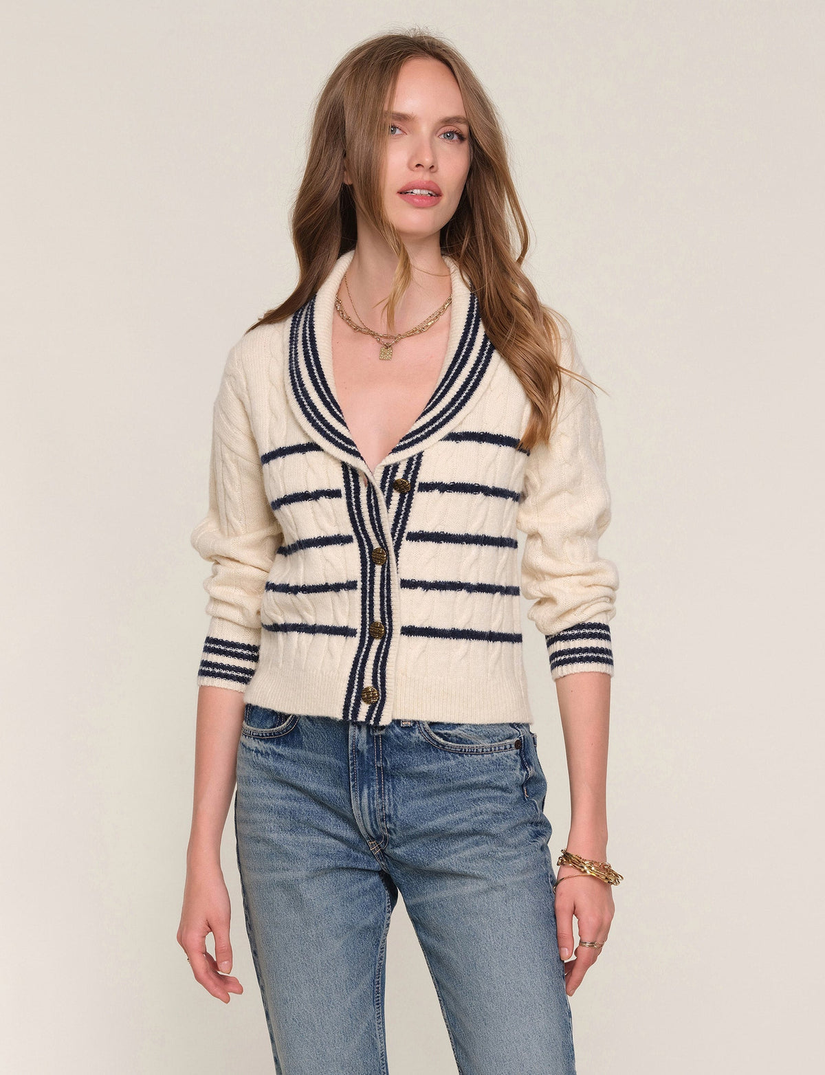 Heartloom Cherie Cardi Ivory