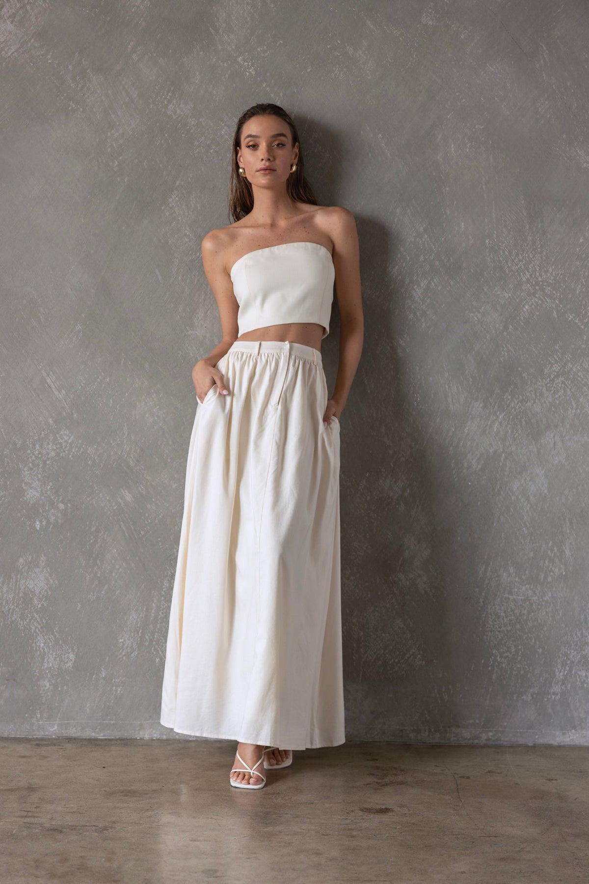 Line &amp; Dot Day Dream Midi Skirt