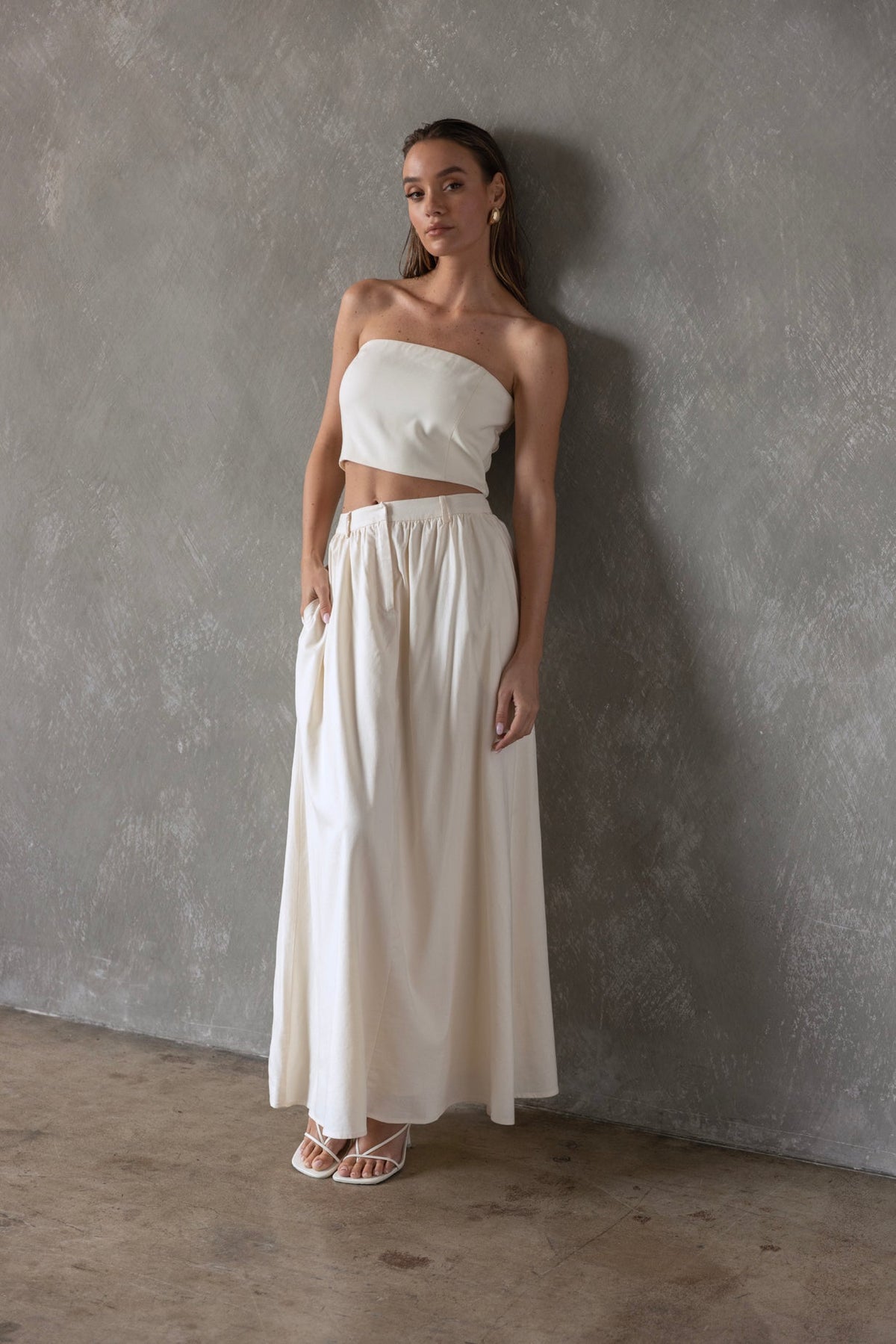 Line &amp; Dot Day Dream Midi Skirt