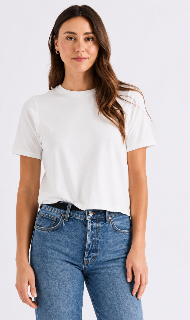 Stitches &amp; Stripes Otis Tee in Chalk