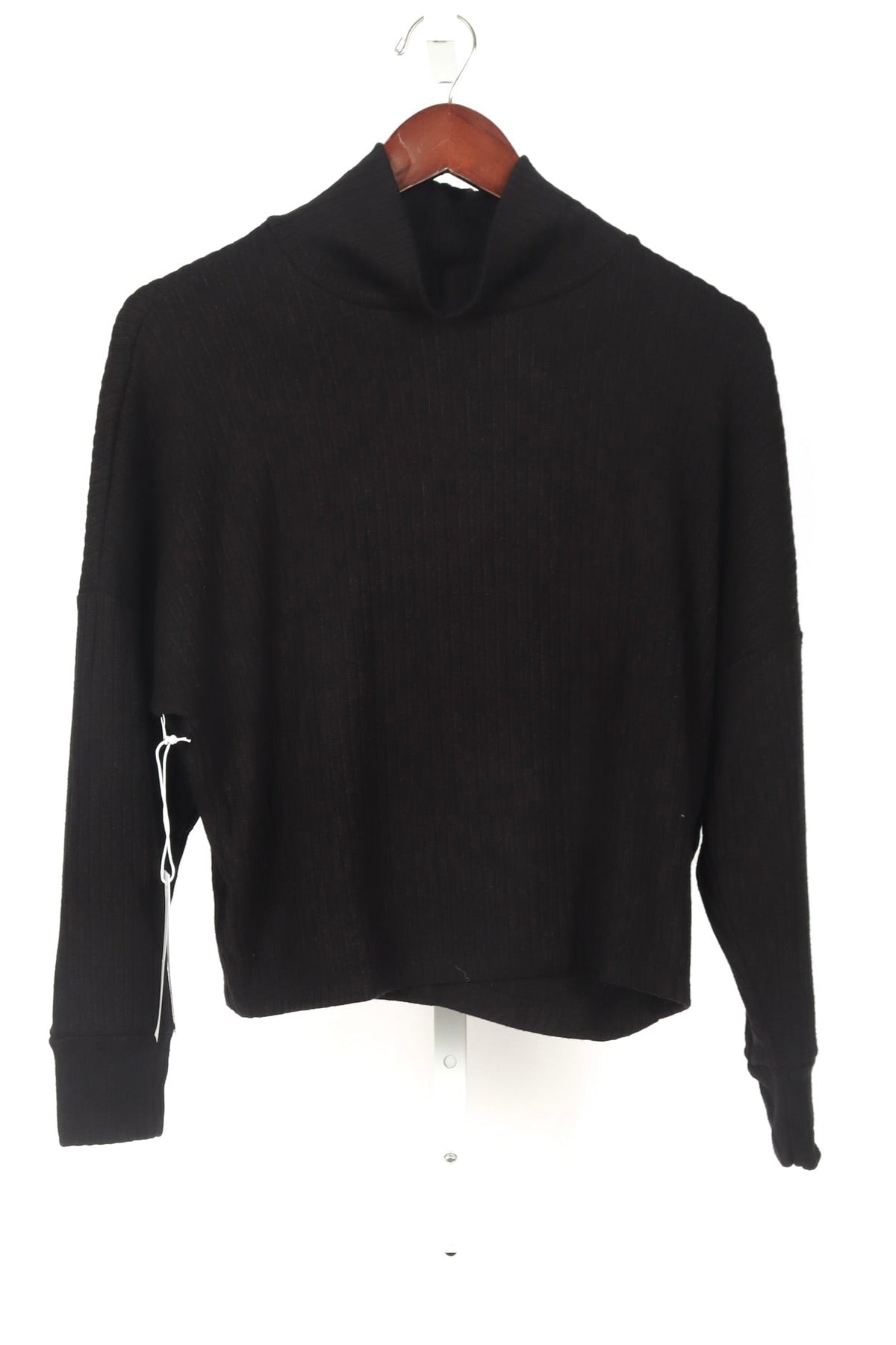 Stateside Rachel Chunky Rib Cropped Dolman Top