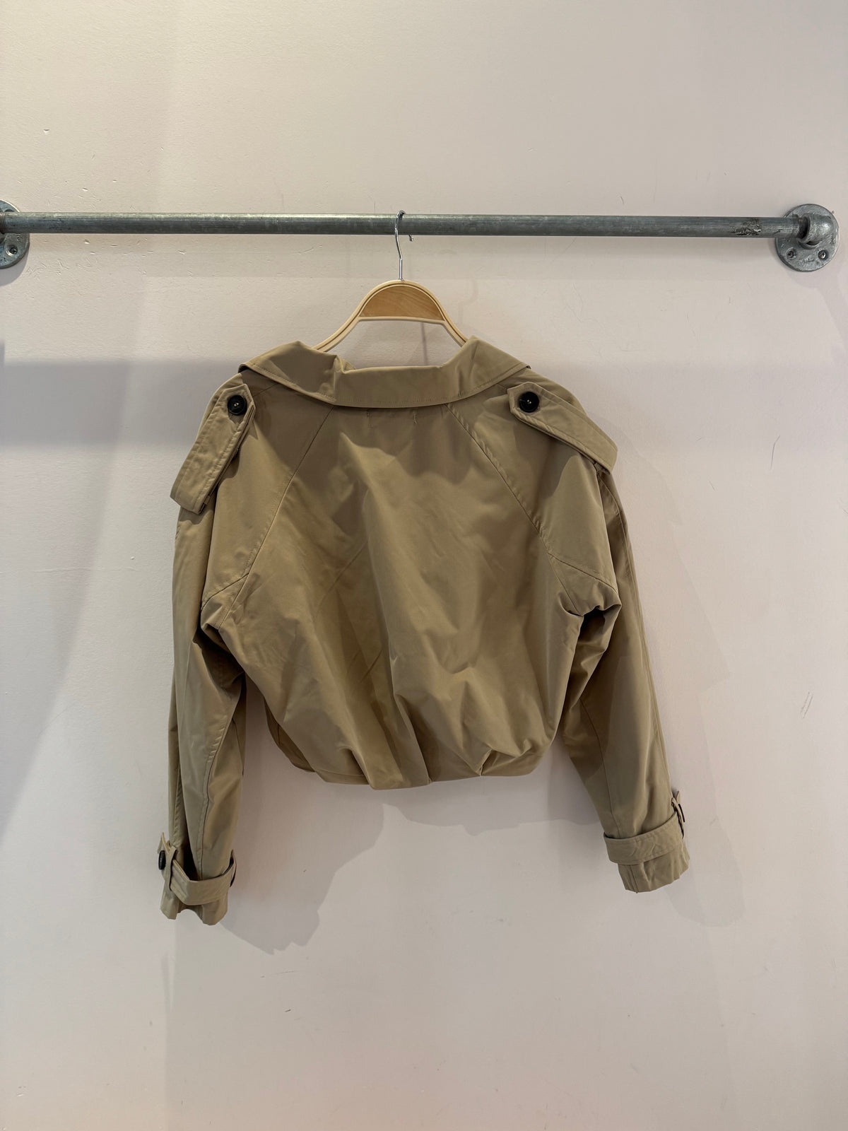 DEON Cropped Utility Trench Coat