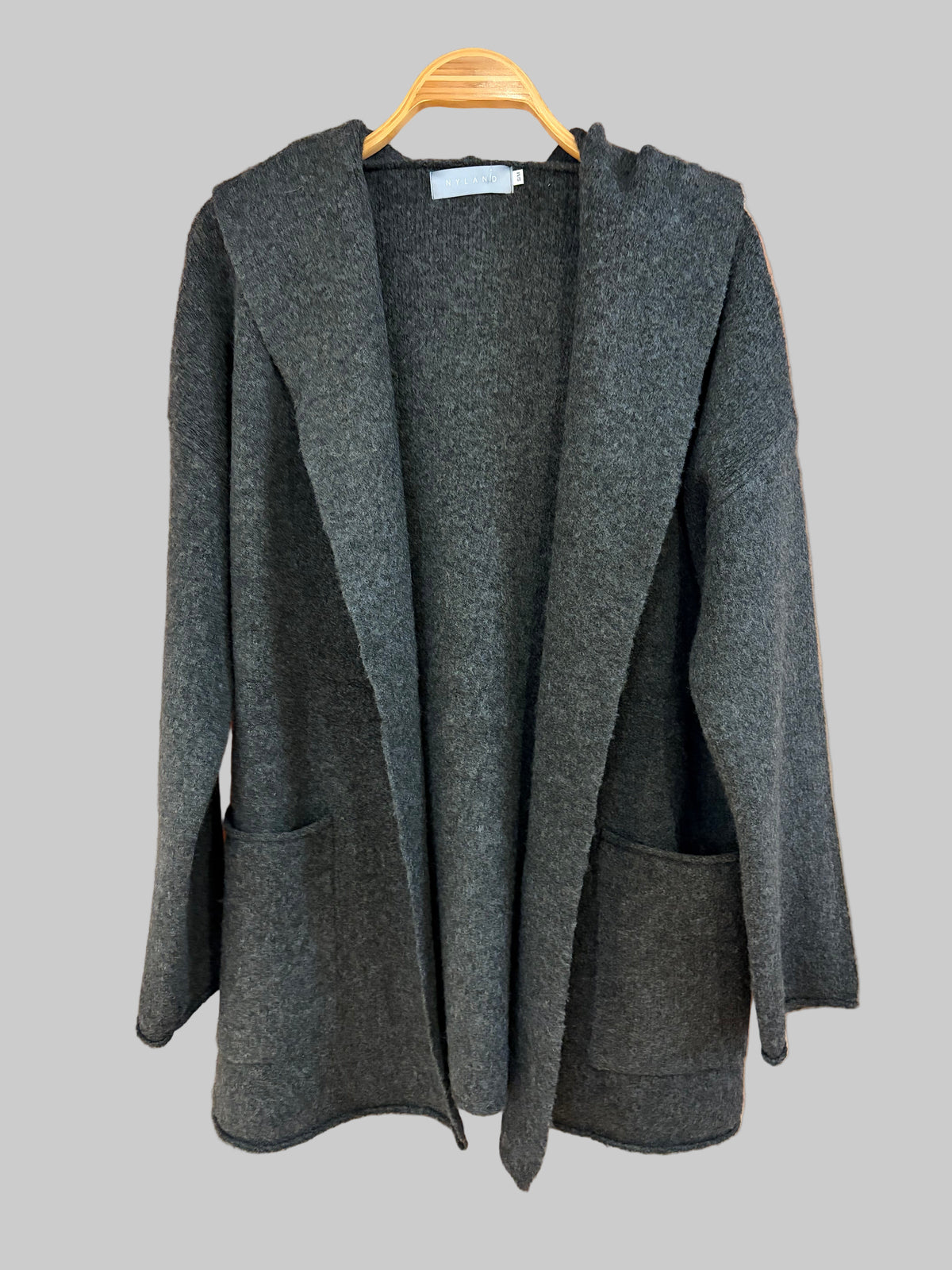 NYLAND Calla Cardigan Sweater Charcoal