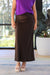 Sanctuary Everyday Maxi Skirt in Coffee