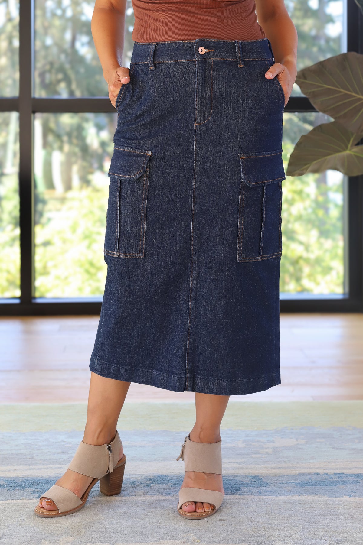 Sanctuary Essential Cargo Skirt in Magnetic