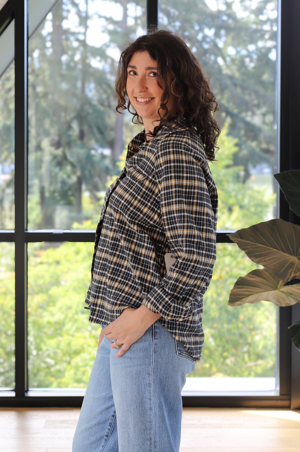 Billabong Best Time Button Down Flannel Shirt