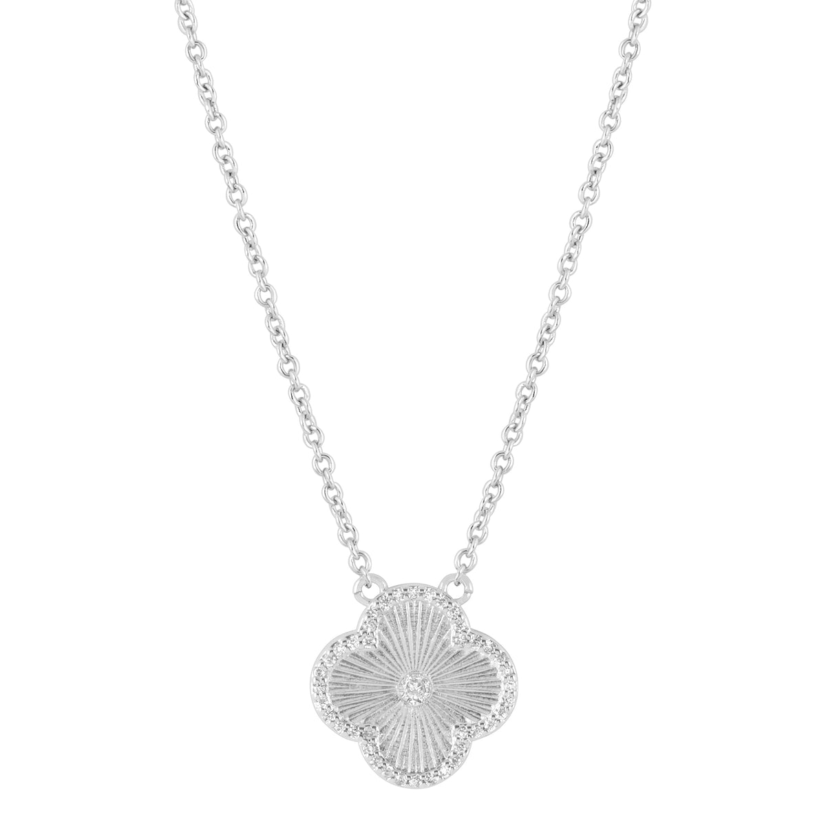 Electric Picks Icon Necklace Silver