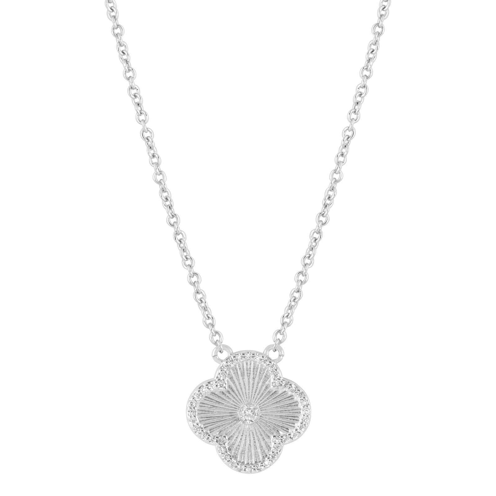 Electric Picks Icon Necklace Silver