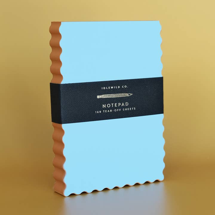 Idlewild Co. Mini Wave Shaped Notepad