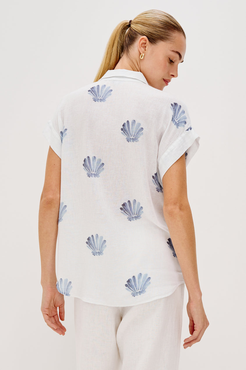 Rails Jamie Shirt in Blue Seashells