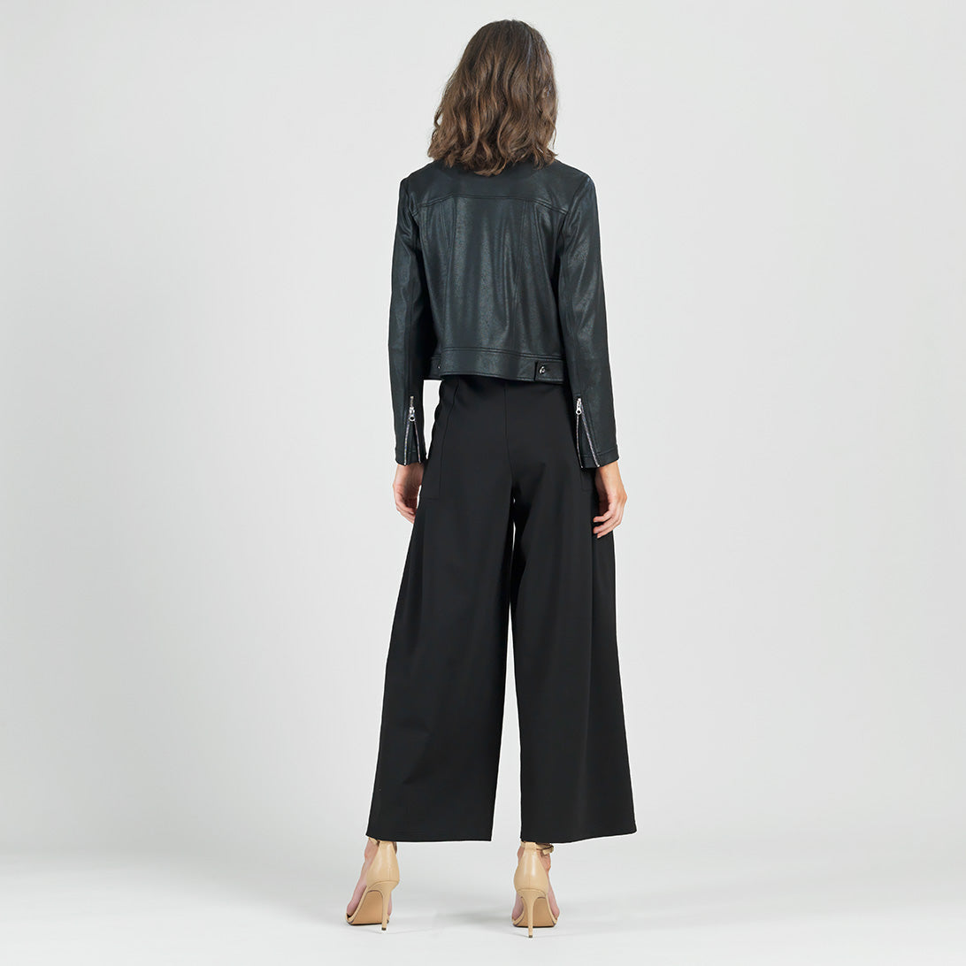 Clara Sunwoo Liquid Leather High Waist Jacket