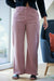 JOE'S JEANS The Pleated Wide Leg Ankle in Nostalgia Rose