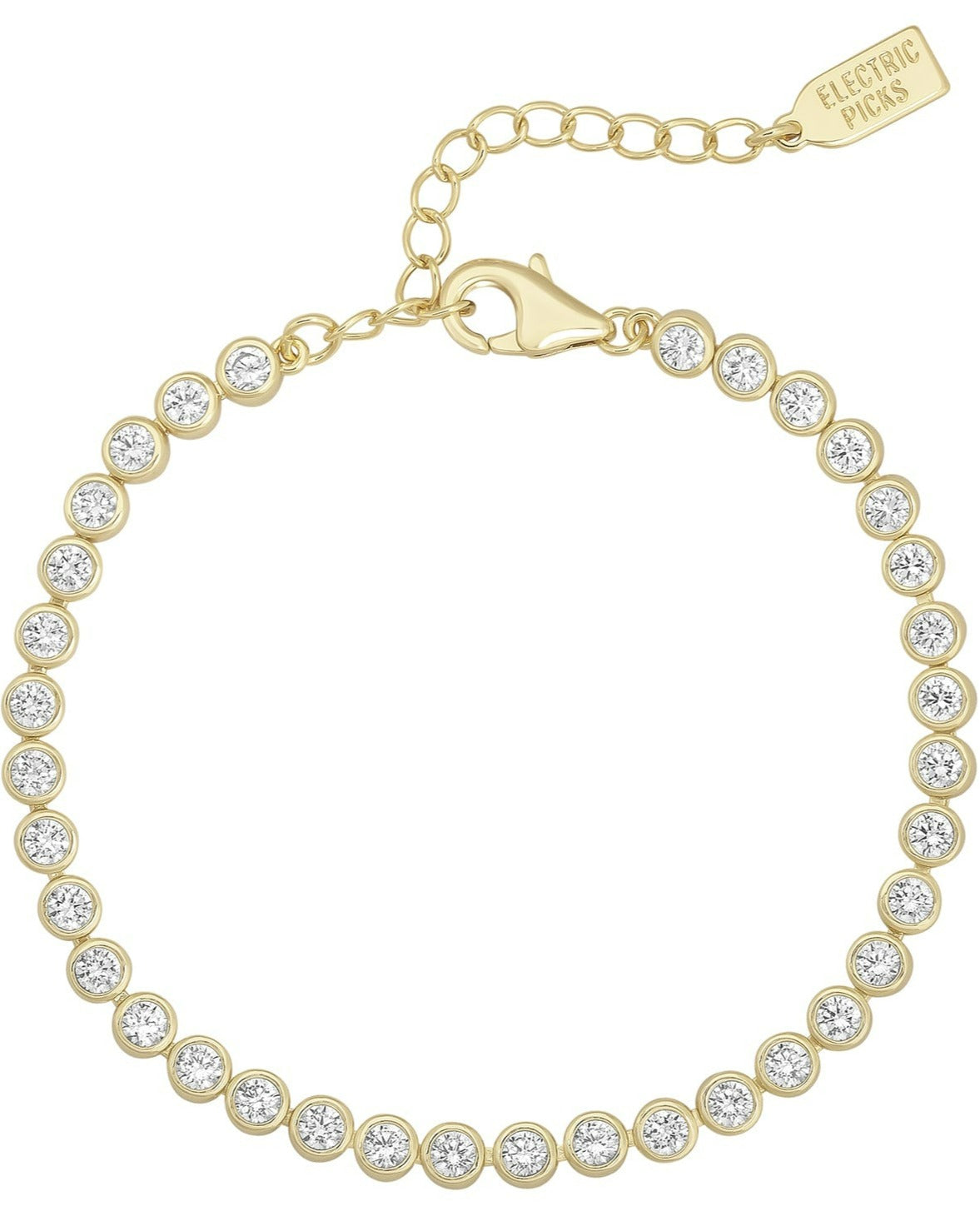 Electric Picks Jewel Bracelet Gold