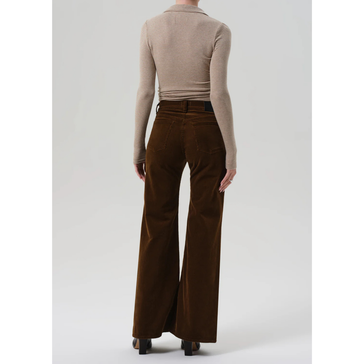 Citizens of Humanity Kimberly Flare w/ Horsebit in Corduroy Manuka