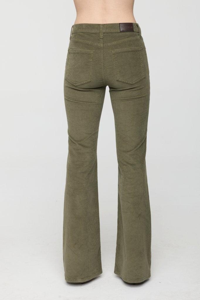 PISTOLA Kinsley Mid Rise Ultra Flare in Sequoia